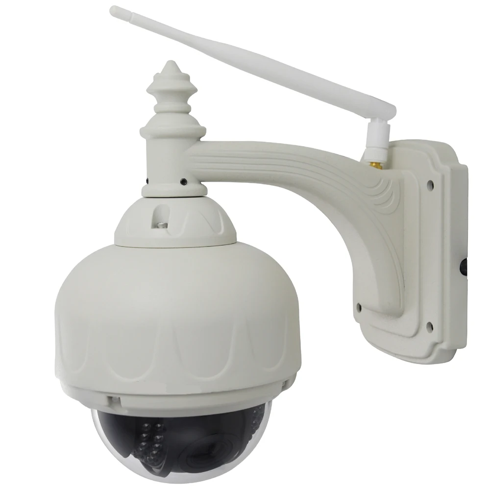 Наружная Водонепроницаемая скоростная купольная IP-камера 720P с 4-кратным