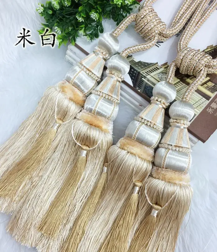 2 шт./лот занавески Висячие шаровые на бретельках подвеска с кисточками двойной