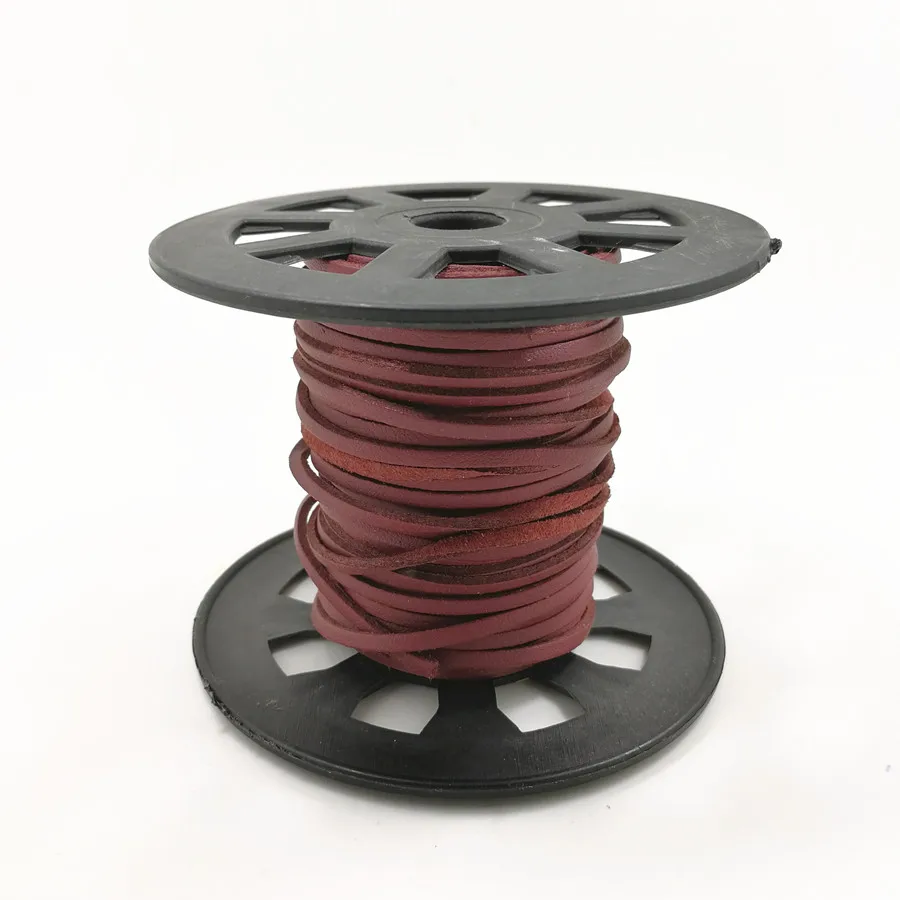 Шнур из искусственной замши для бисероплетения ручная работа сделай сам плоская