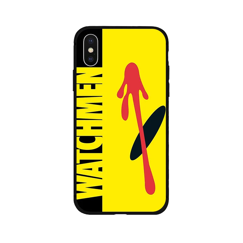 Watchmen Doctor Manhattan DC Rorschach мягкий силиконовый черный чехол для телефона iPhone 5 5S SE 6 6s 7 8 plus X Xs XR max