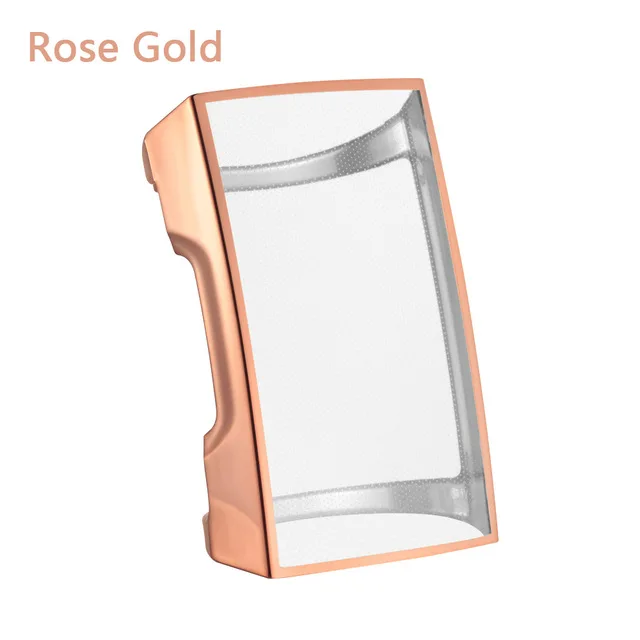 rose gold Мягкий силиконовый защитный чехол из ТПУ 6 цветов Прозрачный чехол для Fitbit Charge 3 Band Smart Защитная пленка для часов - Цвет: rose gold