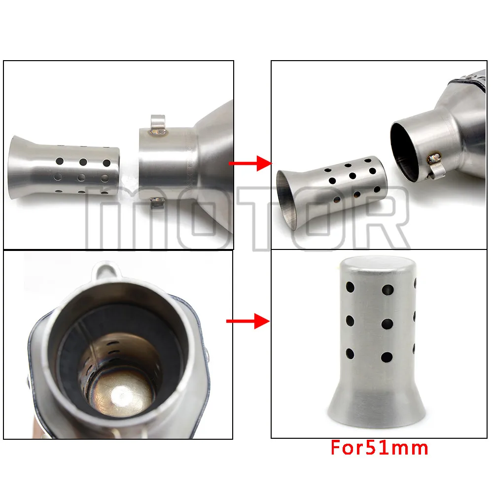 Глушитель для выхлопной трубы мотоцикла 51 мм Suzuki BMW DUCATI Honda YAMAHA Kawasaki|Выхлопные и