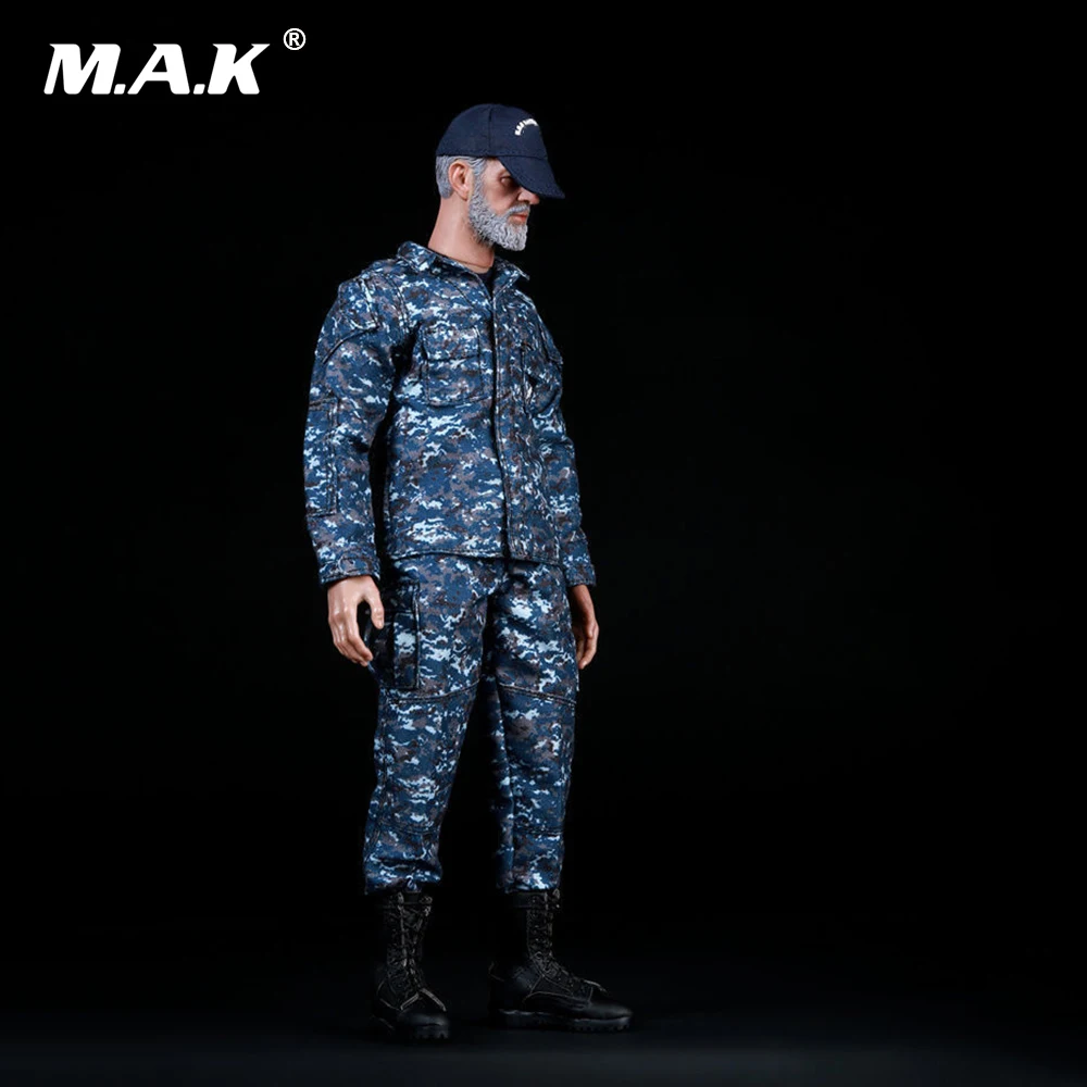1/6th ВМС США морской тренировочная форма Камуфляжный костюм одежда с бейсболка