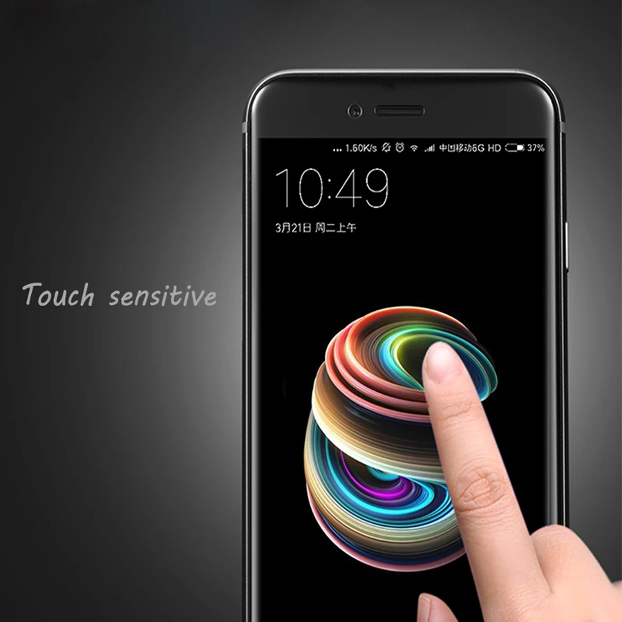 9H полное покрытие закаленное стекло для Xiaomi Mi6 Mi5 Mi5S Plus Защита экрана mi6 mi5x mi5c