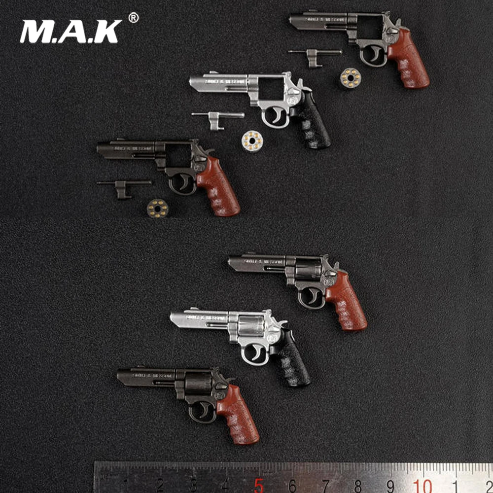 

AS041 6 стилей 1:6 фигурка солдата аксессуары для сцены M & P револьверный пистолет модель оружия для 12 дюймовых солдатских экшн-фигурок
