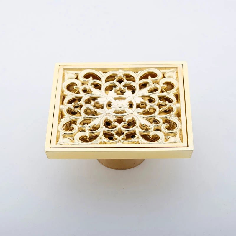 10*10 см винтажная Т образная Античная латунная ванная квадратная душевая