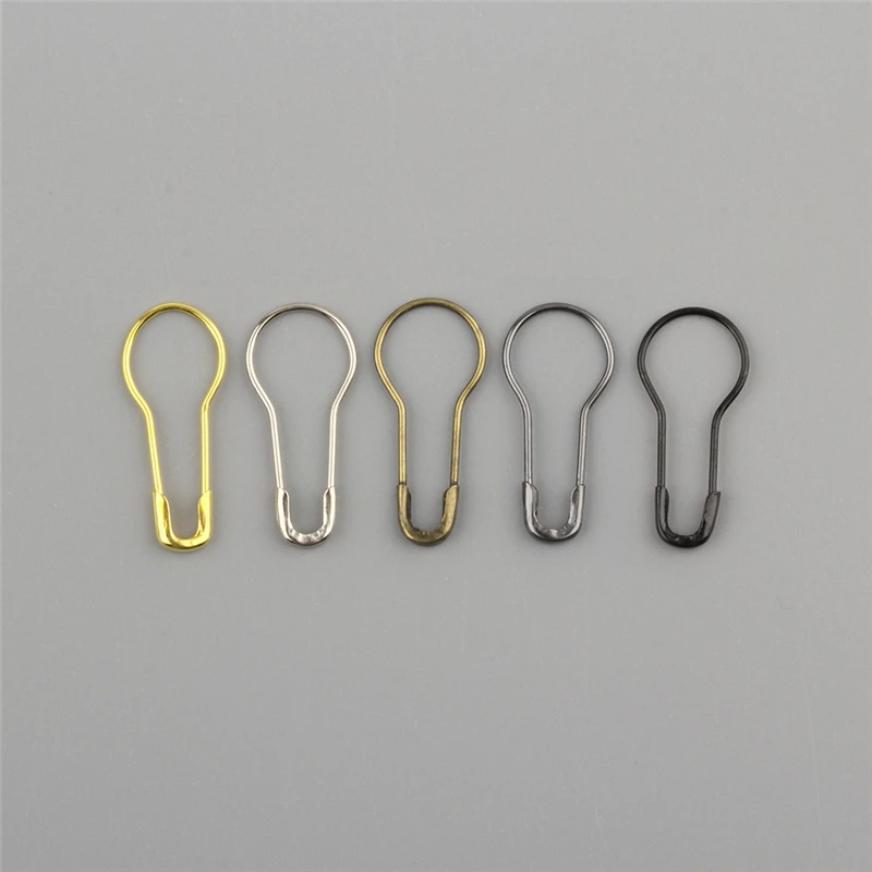 100 шт./кор. стальные грушевидные образные штифты для одежды безопасные