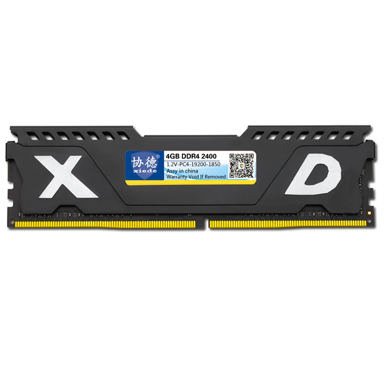 Xiede настольный компьютерный модуль памяти RAM Ddr4 2400 Pc4-19200 288Pin Dimm 2400 МГц с теплоотвод для Amd/Inter