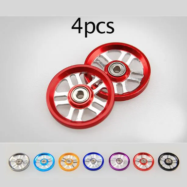 Бесплатная доставка 4 шт. 19 мм алюминиевый шаровой гоночный ролик