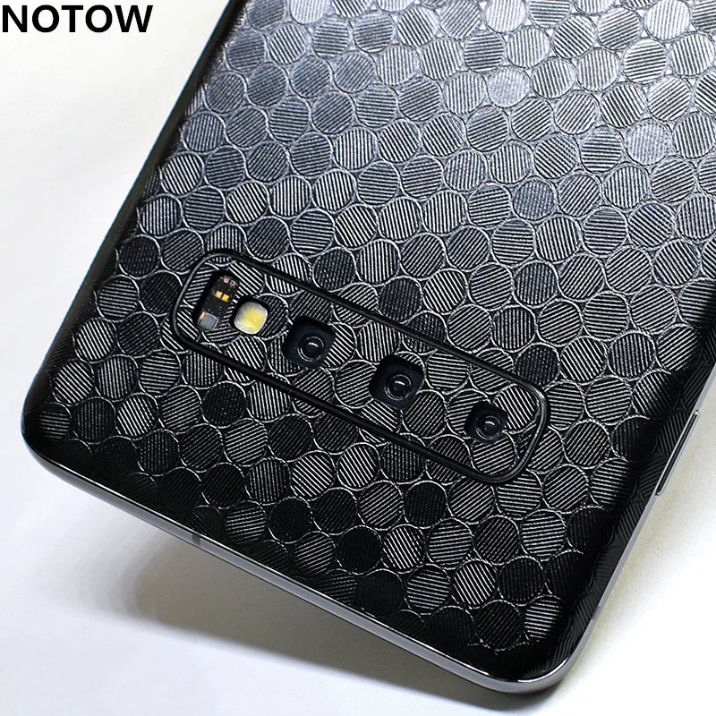 NOTOW модная наклейка из крокодиловой кожи ПВХ Черная защитная пленка для Samsung Galaxy