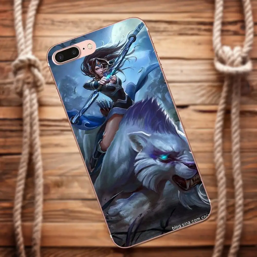 Мягкий чехол Vvcqod Mirana Dota 2 для sony Xperia Z Z1 Z2 Z3 Z4 Z5 compact Mini Premium M2 M4 M5 T3 E3 E5 XA | Мобильные