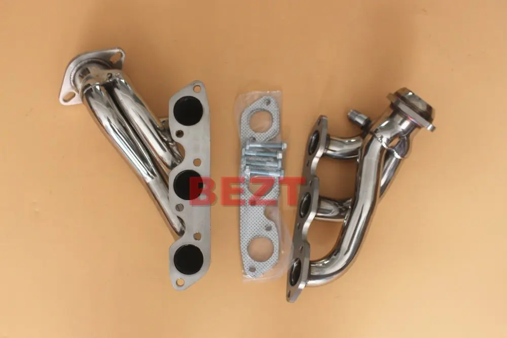 BEZT выхлопной коллектор для 99 04 Ford Mustang V6 3.8l 4.6L из нержавеющей стали 304