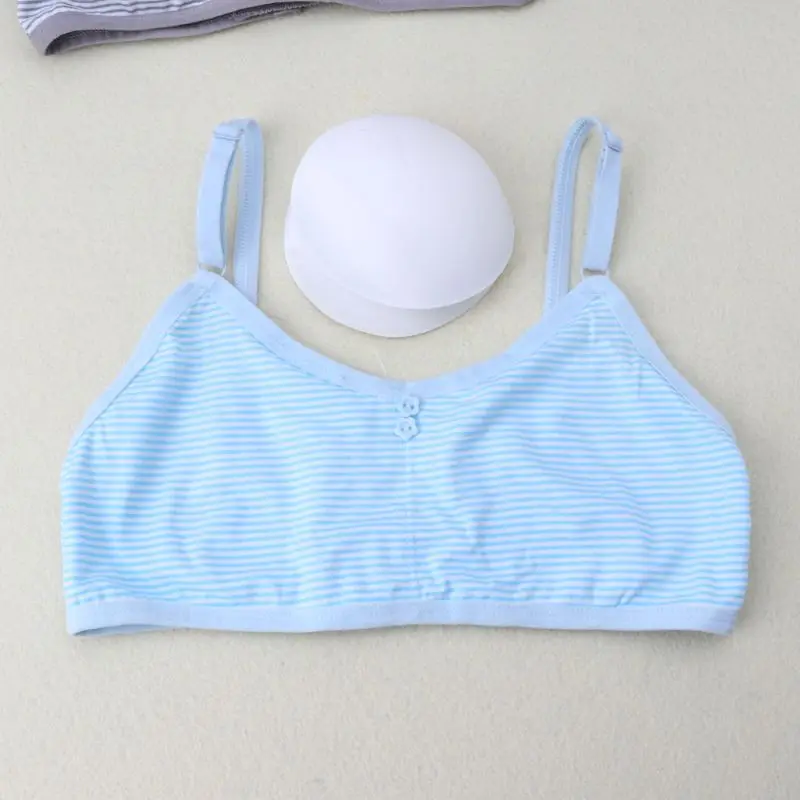 Нижнее белье для девочек-подростков хлопковый бюстгальтер с мягкой подкладкой