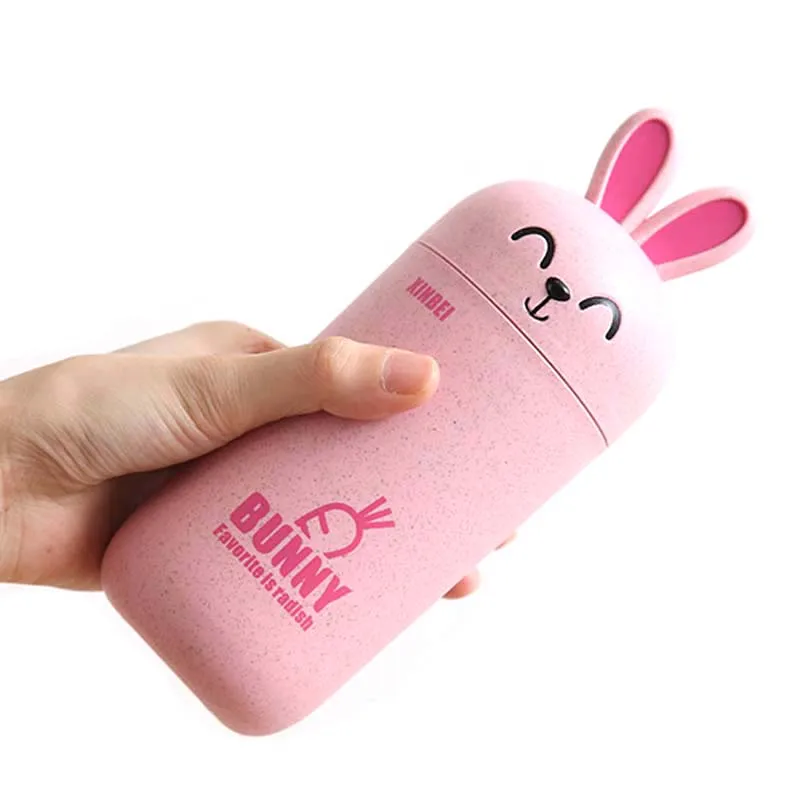 415 мл чашка для кормления ребенка симпатичный кролик герметичная Детская