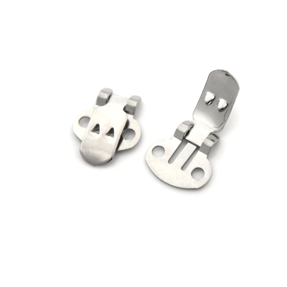 Серебристые зажимы для обуви DIY ремесленные пряжки аксессуаров пустые Зажимы из