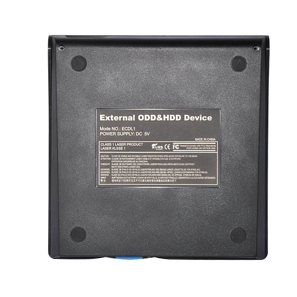 Deepfox тонкий внешний USB 2 0 привод DVD RW CD записывающее устройство рекордер