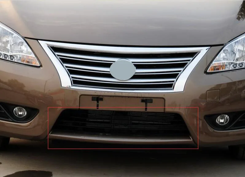 Передняя Центральная решетка из АБС пластика радиатора для 2012 2014 Nissan sylphy sentra 1 шт.