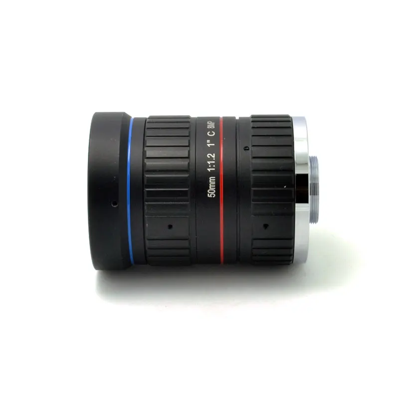 SMTSEC 50mm C Mount Lens 4K 8MP F1.2 Professional 1&quot CCTV Industrial Machine Vision for UHD Camera SL-C5012M | Безопасность и
