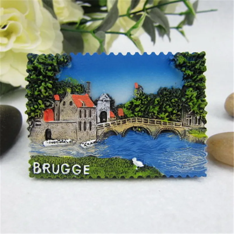 Belgium Bruges Fridge Magnets Souvenir