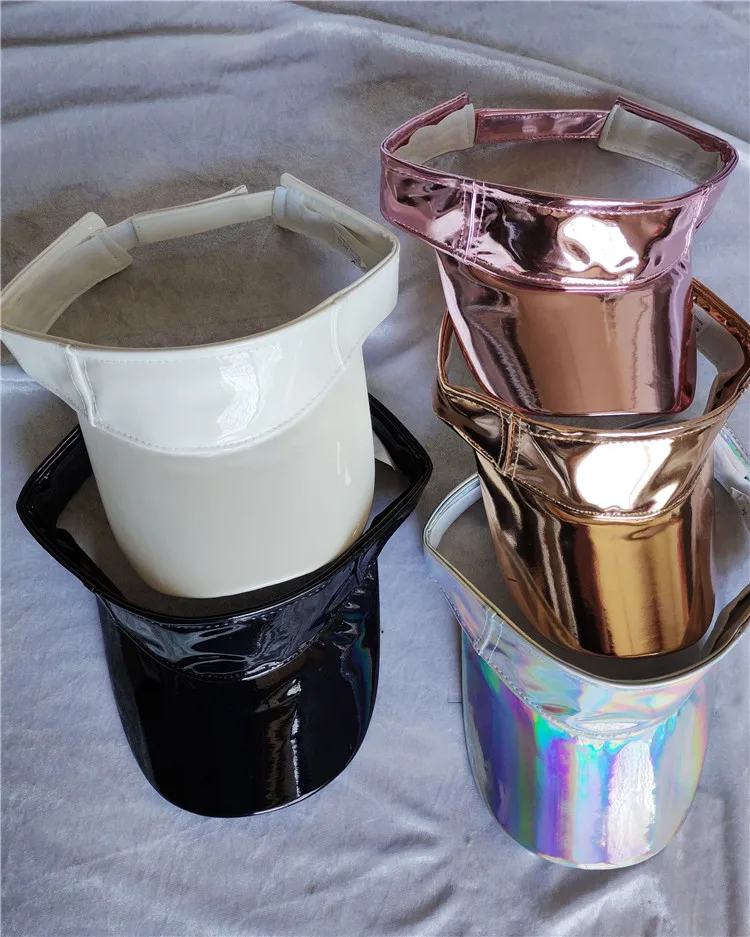 Летние блестящие PC Защита от УФ лучей солнцезащитные козырьки для девочек на