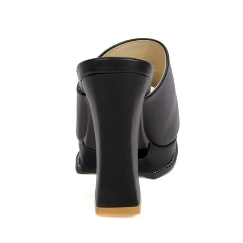 

Tuyoki Size 32-43 Sexy Women Thick High Heel Peep Toe Sandals Women Glitter Thick Platform Shoes Women Summer Party Footwear