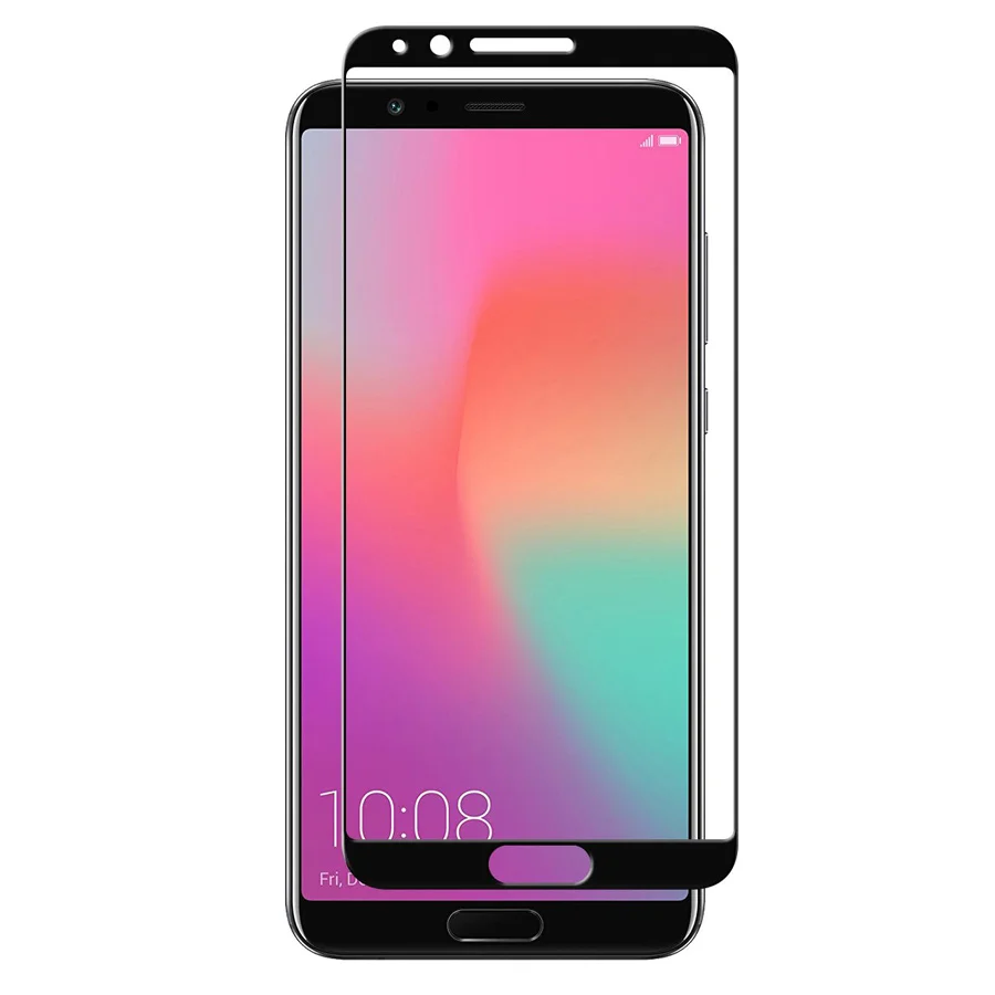 Закаленное стекло с полным покрытием защитная пленка Защита экрана для Huawei Honor