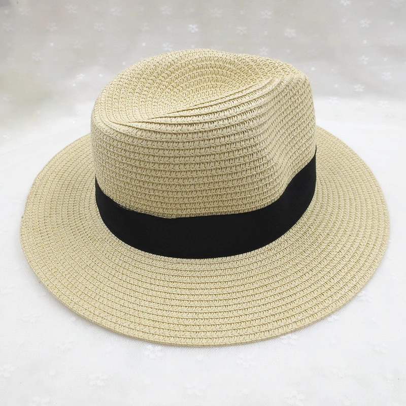 Шляпа женская Соломенная солнцезащитная модная Повседневная Панама от солнца