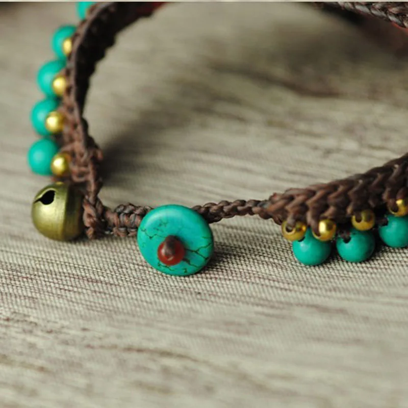 Дизайн браслета в национальном богемном стиле с застежкой на палец|Цепочки и
