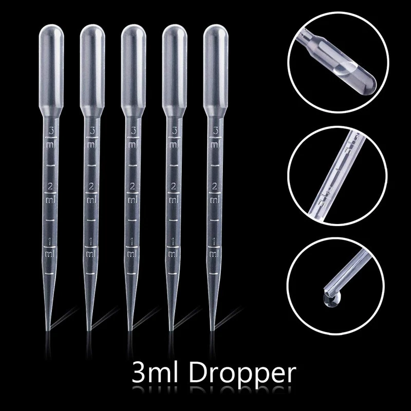 8 шт прозрачные ювелирные изделия силиконовые формы и 5 пластиковые капельницы