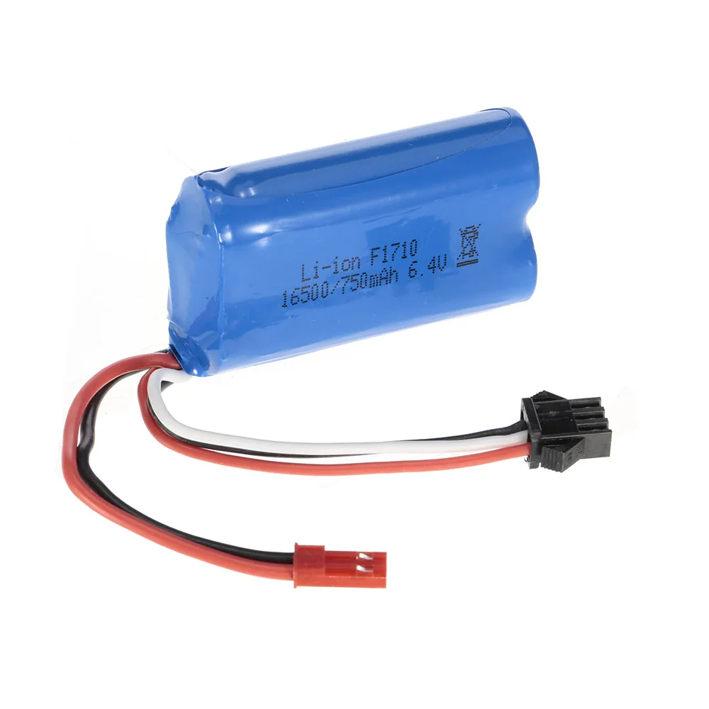 Lipo батарея 6 4 V 750mAh литий ионная аккумуляторная для WLtoys A959 A A979 RC багги
