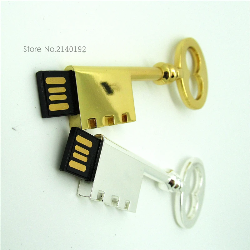 Высокое качество металлический брелок Флеш накопитель usb флэш USB 2 0 4 Гб