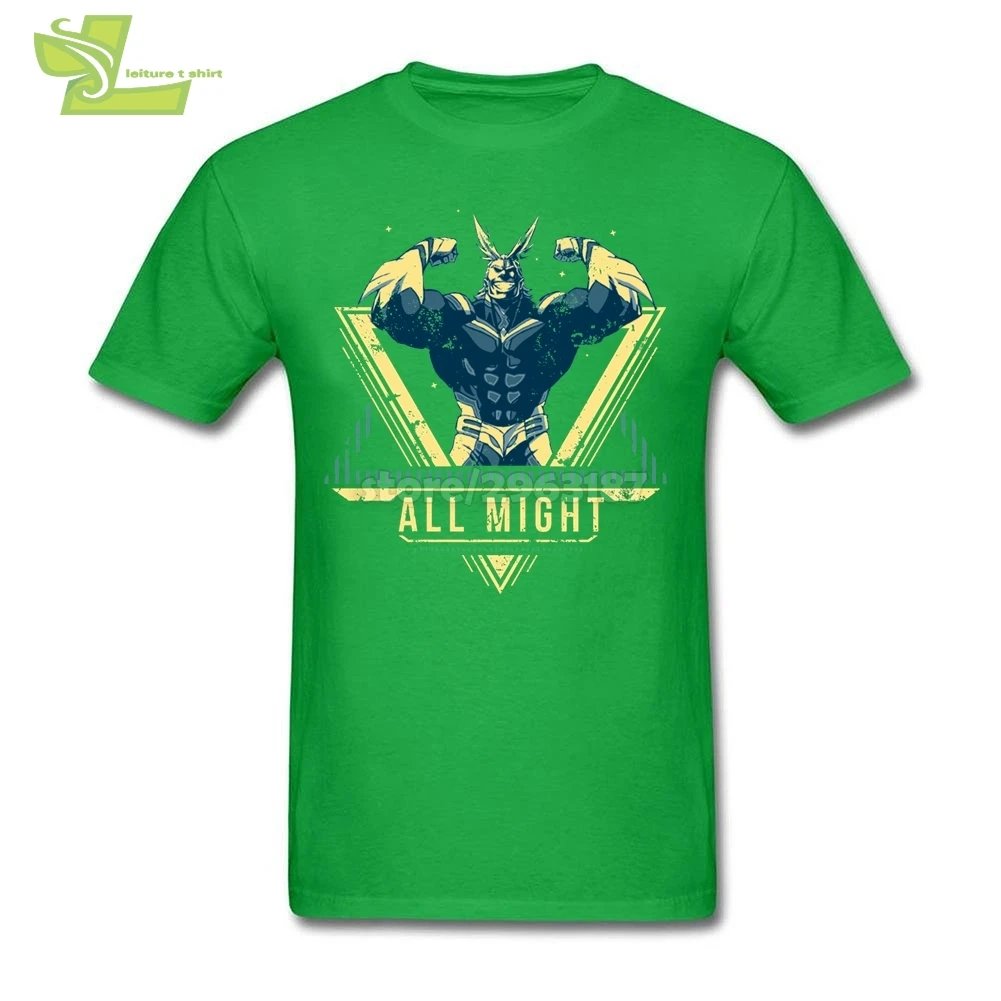 Все возможно мой герой Академии аниме крутые футболки для мужчин круглый вырез