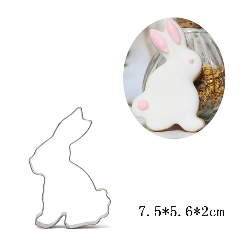 2pcs cookie mold 25 шт. пасхальные деревянные яйца, деревянные Висячие Подвески, пасхальные вечерние украшения, ремесло DIY орнамент, висячая бирка для счастливого пасхальный декор - Цвет: 2pcs cookie mold