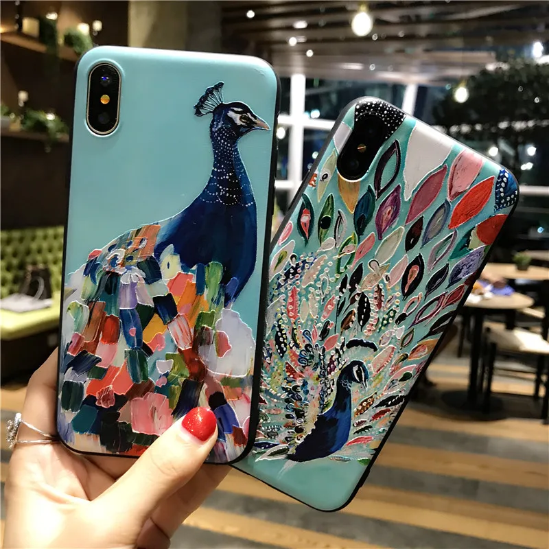 Простой Модный чехол Чехол для iPhone 5 5S SE 6 6S 7 8 X Мягкий Силиконовый ТПУ Plus задний