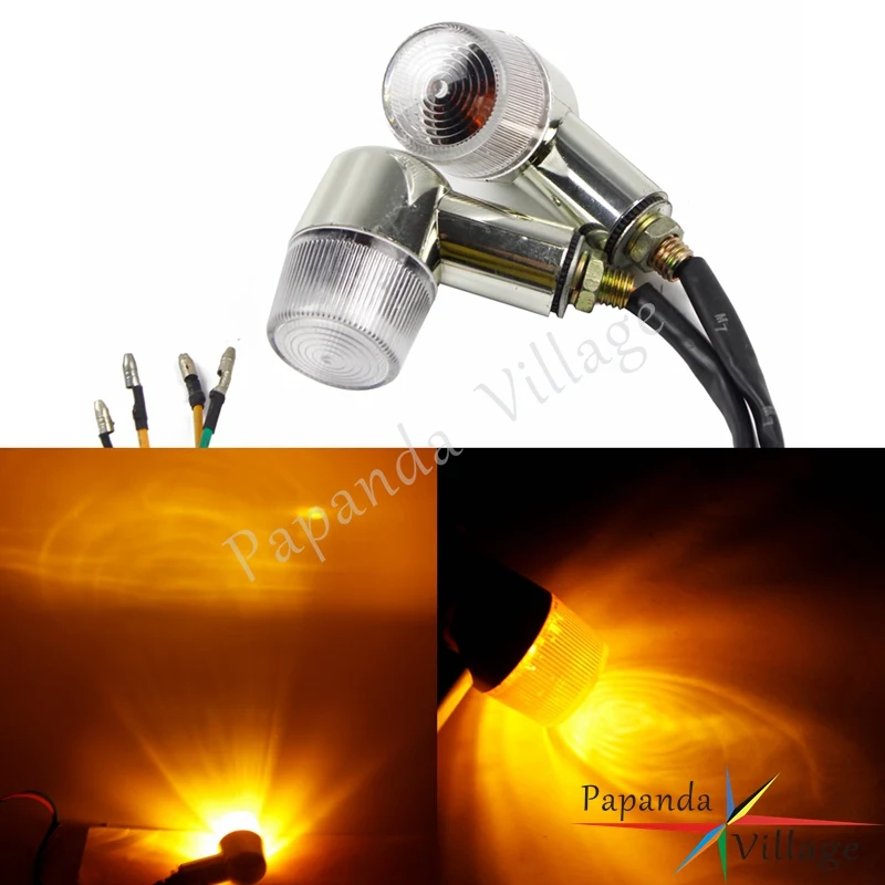 Хромированный прозрачный мотоциклетный 10 мм БОЛТ указатель поворота| |