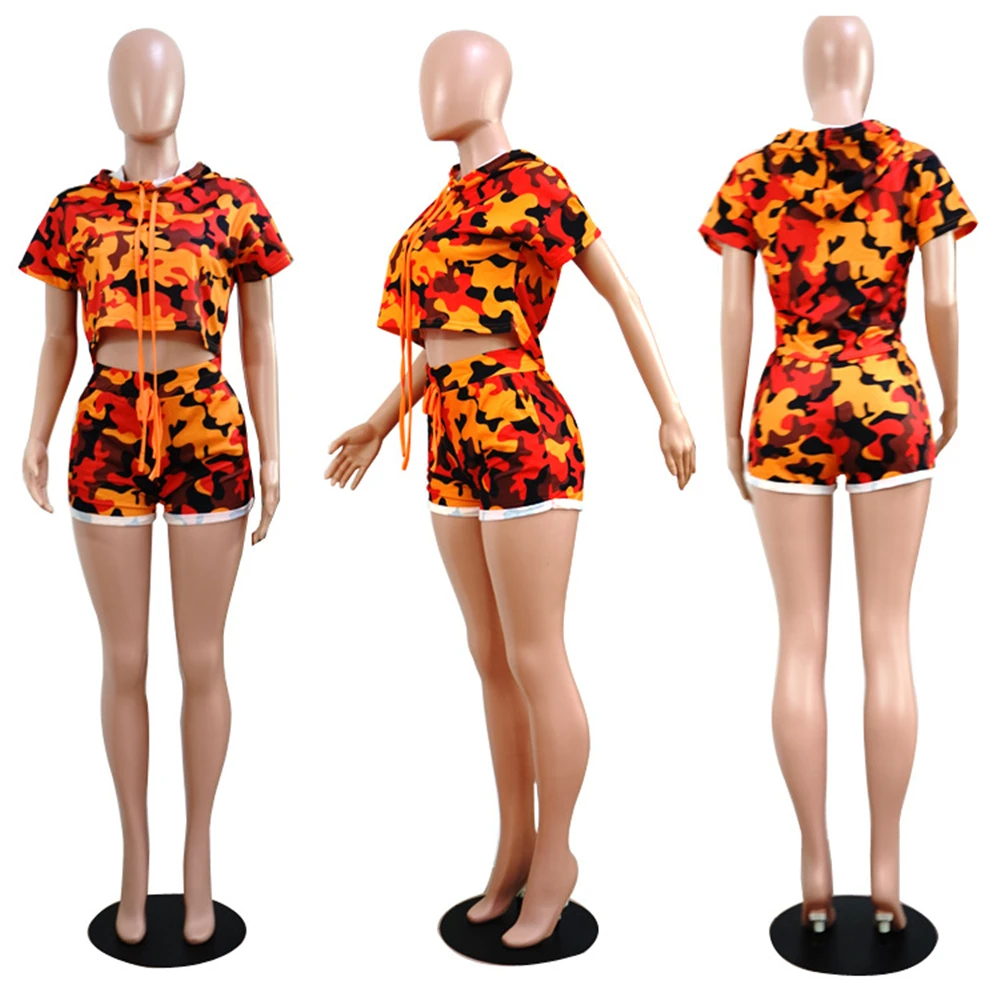 2018 комплект из двух предметов короткие штаны женский укороченный топ с коротким