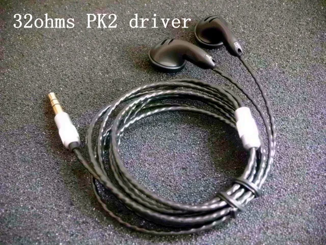 DIY Yuin 150ohm pk1 наушники OFC посеребренный провод - Цвет: 32ohms pk2