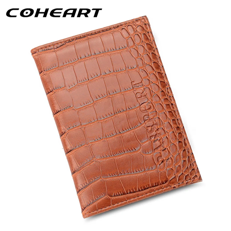 Coheart Марка Обложка для паспорта Глобальный Универсальный 7 цветов паспорт, Бумажник Пу кожаная визитница паспорт унисекс Одежда высшего качества