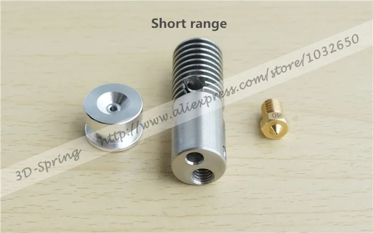 B3 Hotend дистанционный длинный/короткий экструдер сопло комплект из нержавеющей стали для 3D-принтера 1,75 мм нить печатающая головка