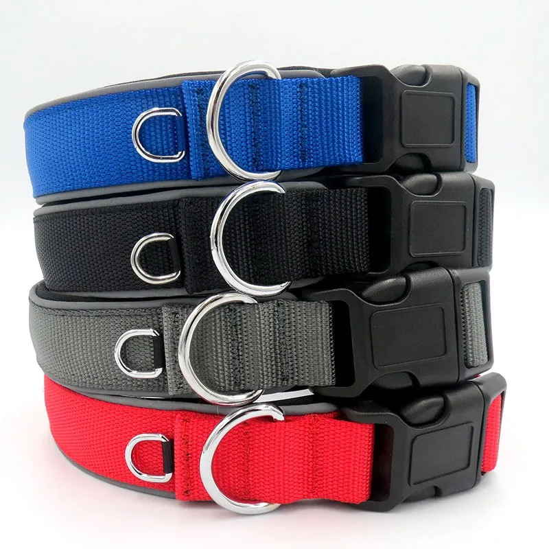 Новый ошейник для домашних животных регулируемый собак Светоотражающий и