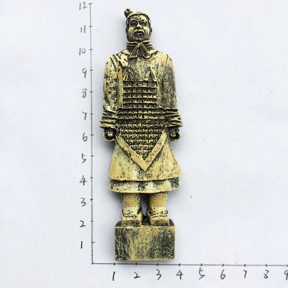 Китай Shanxi Xi'an магниты на холодильник 3D Резина ручная работа терракотовые воины