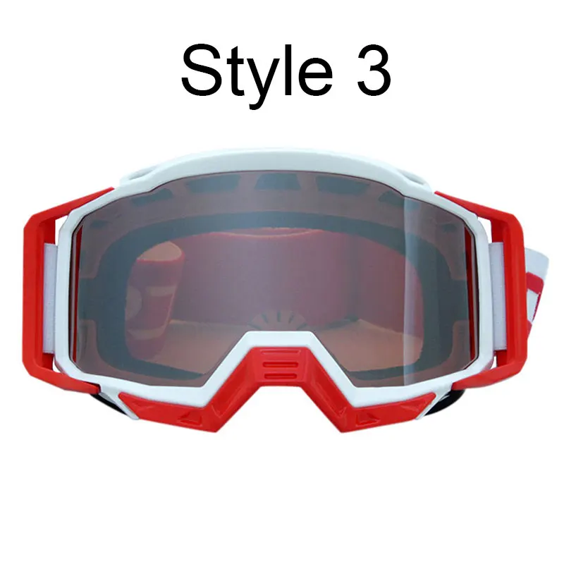 Goggles Glasses 3 Мотоцикл стекло es очки шлем для мотокросса c очками MX мото Байк ATV Лыжный спорт на открытом воздухе стеклянный скутер Googles маска для KTM - Цвет: Goggles Glasses 3