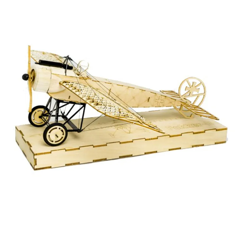 Танцевальные крылья Hobby Fokker E 410 мм размах крыльев самолетик из пробкового дерева