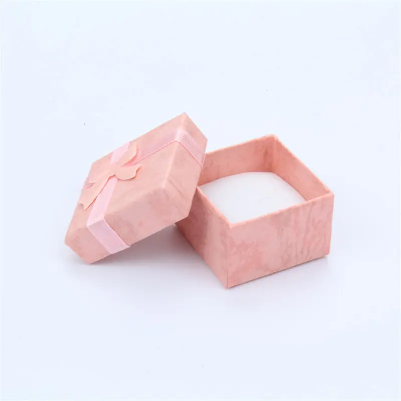 48 шт./лот Сумочка для ювелирных изделий оптом разноцветная шкатулка коробка