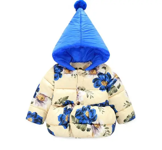 2017 Новый Прибытие Детские Девушки Осень Зима Теплая Верхняя Одежда Пальто Дети С