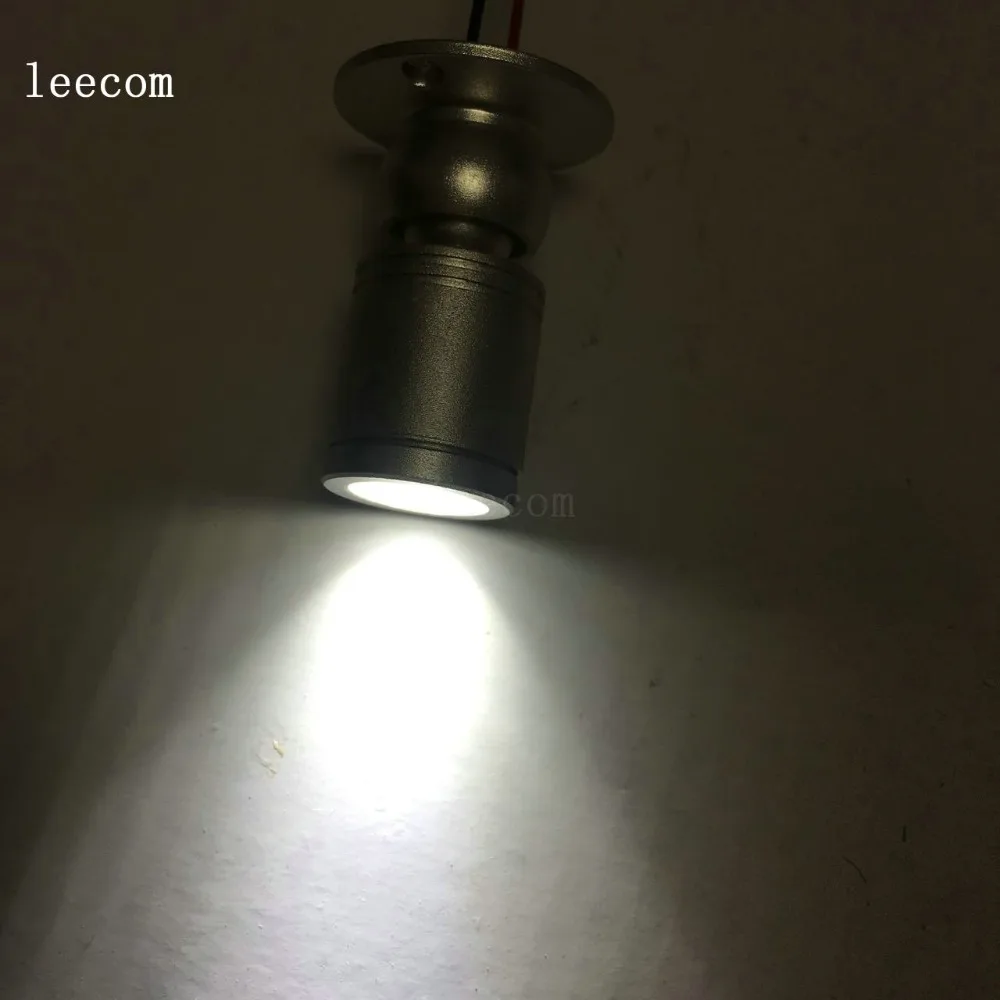 1 Вт dc12v поверхности пятна шт./лот Регулируемая шаг светодиодный Светильник