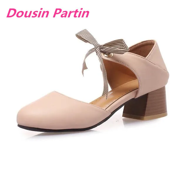 Dousin Partin/Женская обувь из искусственной кожи с пряжкой универсальные элегантные