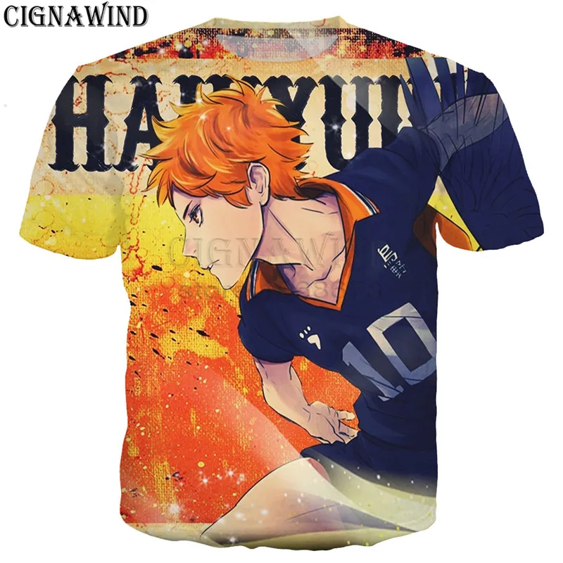Новое поступление популярного Аниме Haikyuu Volley Ball Клубная футболка для мужчин/женщин 3d Принт футболки Harajuku стиль футболка уличная топы