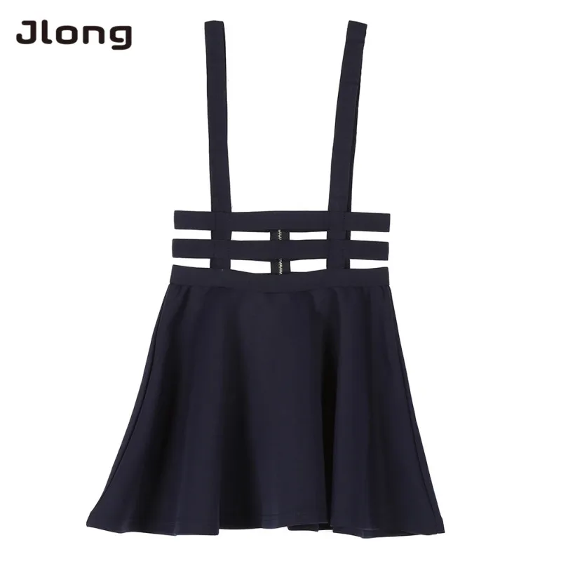 Мини Kawaii плиссированная юбка Полые женские с коротким и широким подолом на