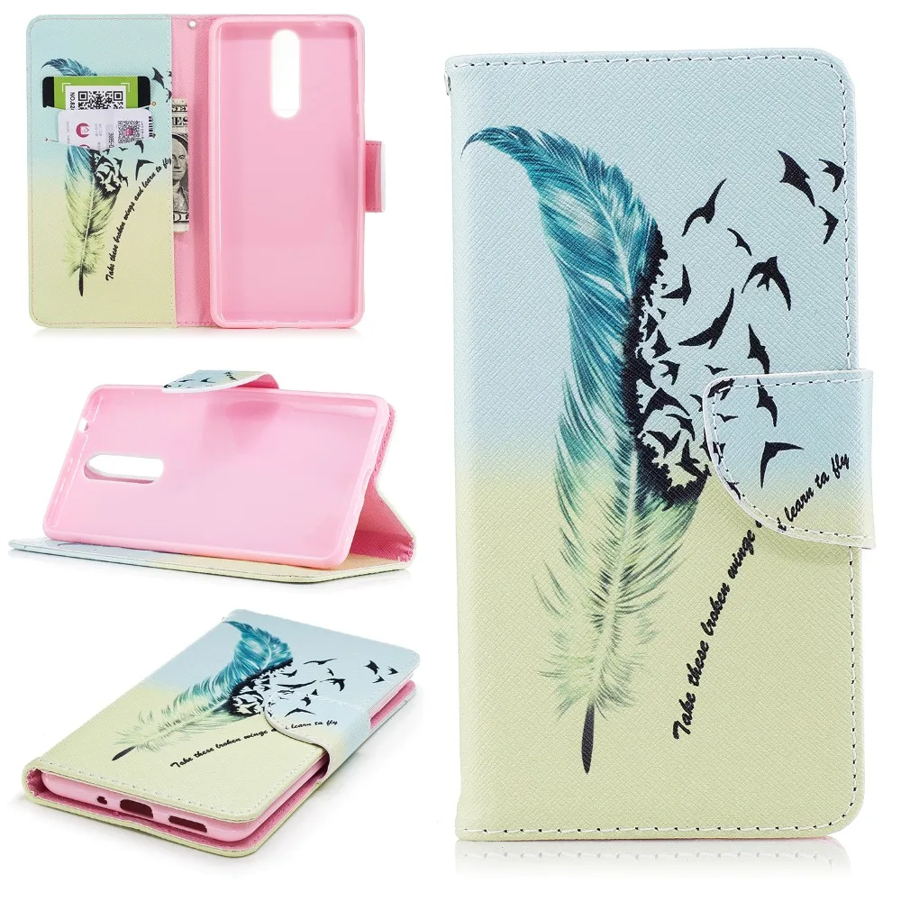 Чехол с бабочкой медведем перьями для coque Nokia 8 Nokia8 3310 Dual SIM 2 1 3 5 2018 N3310 2017 чехол